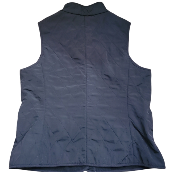 Talbots Quilted Button Up Vest - Picture 2 of 4